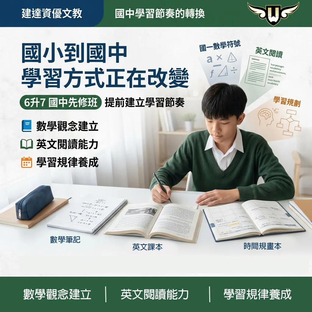 <松竹校>建達【6升7 國中先修班】